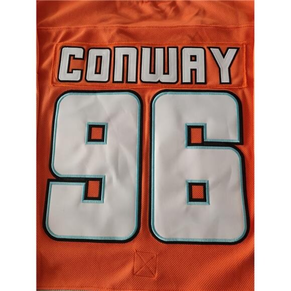 New D2 Mighty Ducks Charlie Conway #96 Hockey Jersey - Green Men's Fan Gear - Picture 5 of 6